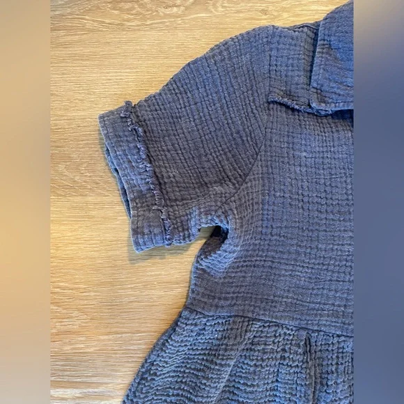 UMGEE Blue Button-Up Dress size small - Picture 5 of 7